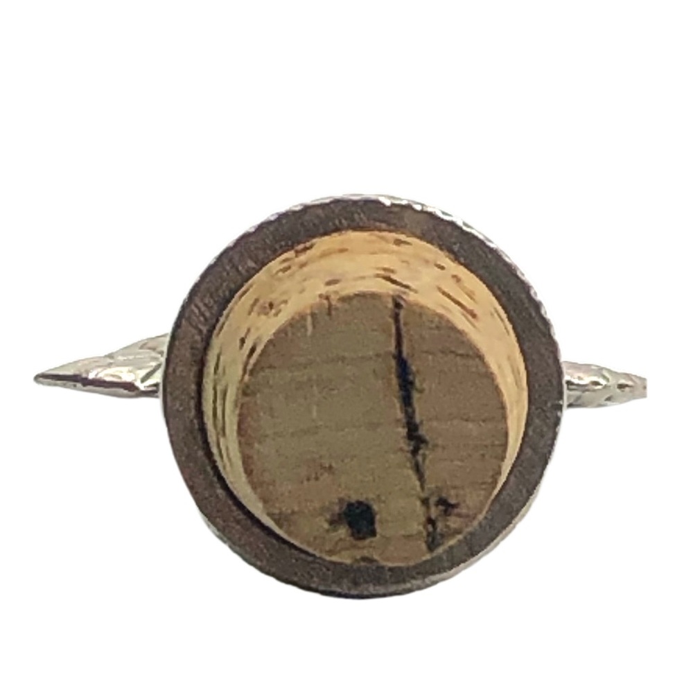 VINTAGE Cork & Pewter Wine Stopper - Picture 2 of 3